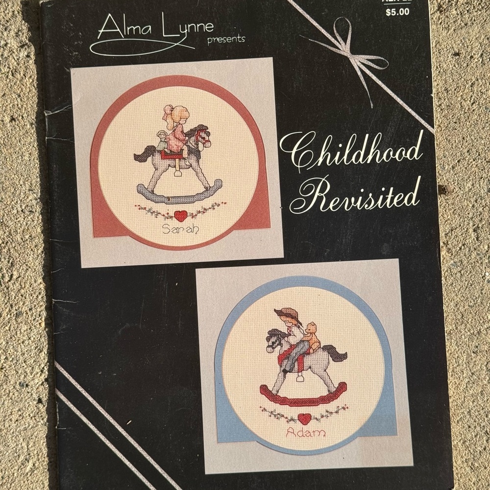 Alma Lynne Childhood Revisited Cross Stitch Pattern Leaflet